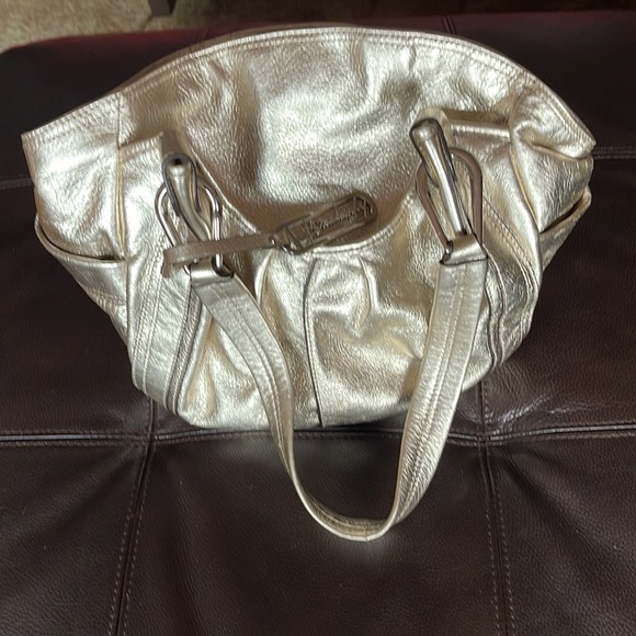 B Makowski large gold leather bag - Picture 1 of 8